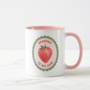 Caneca Citação de Amante de Livros Fofos Ler é Minha Paix