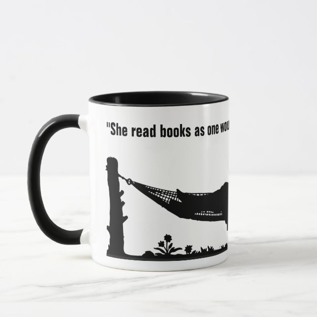 Caneca Citação de Annie Dillard (Esquerda)