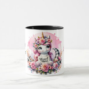 Caneca Citação de Dia de as mães Personalizada/Panda