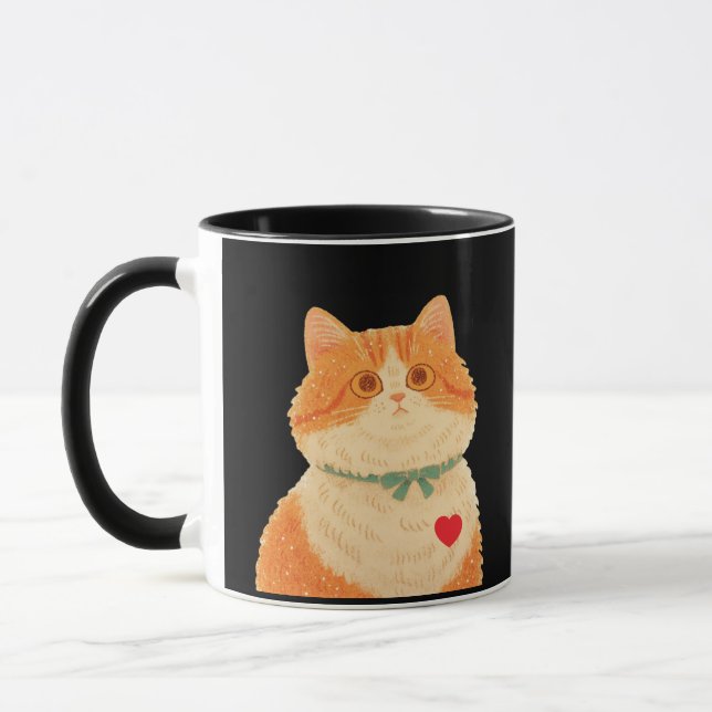 Caneca Citação de Gato de Charles Dickens - Mug de Gato L (Esquerda)