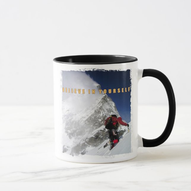 Caneca citação de inspiração para o alpinismo (Direita)