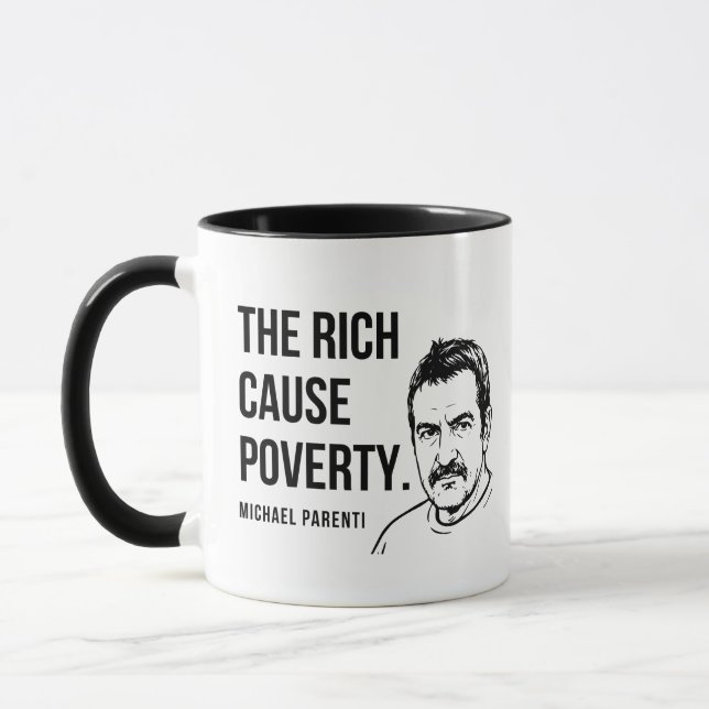 Caneca Citação de Michael Parenti (Esquerda)