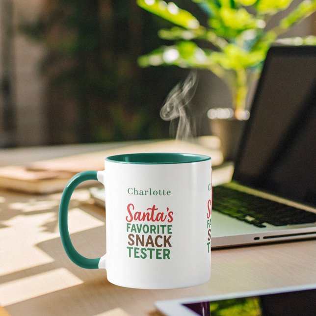 Caneca Citação de natal nome engraçado para o teste de sn (Criador carregado)