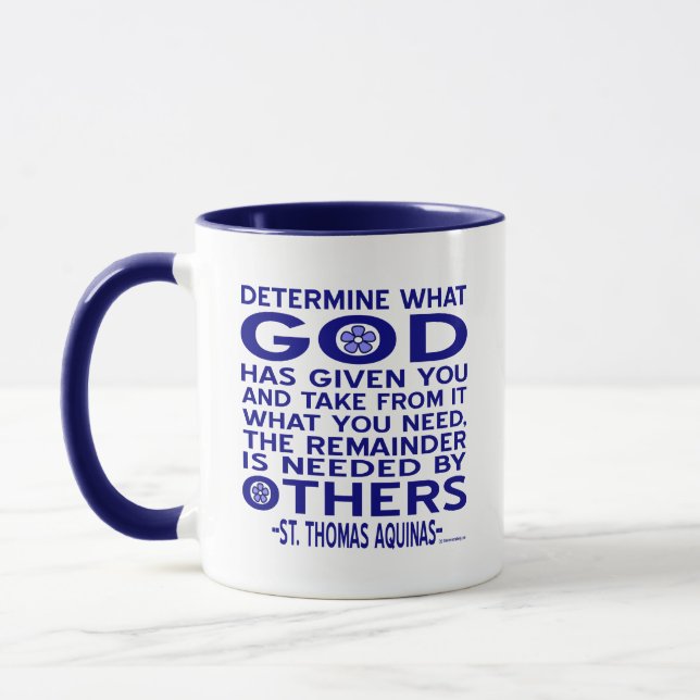 Caneca Citação de Sto. Tomás de Aquino (Esquerda)