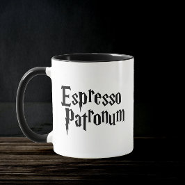 Caneca Citação de Trendy do Espresso Patronum Funny