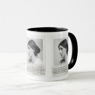 Caneca Citação de Virginia Woolf - Ícones da História das