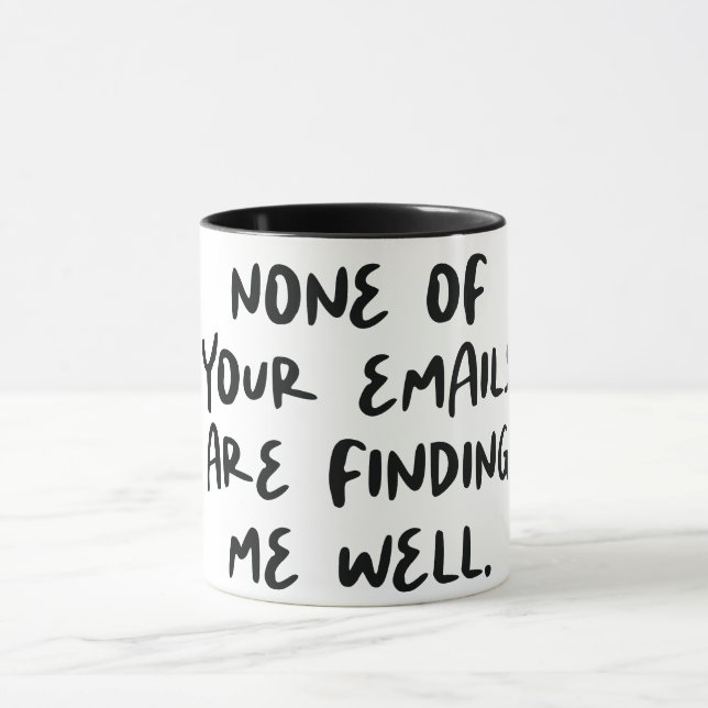 Caneca Citação/Ditado Divertido do Escritório (Centro)