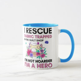 Caneca Citação Divertida de Costura Máquina de Costura Fl