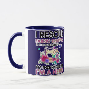 Caneca Citação Divertida de Costura Máquina de Costura Fl