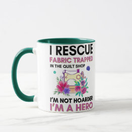 Caneca Citação Divertida de Costura Máquina de Costura Fl