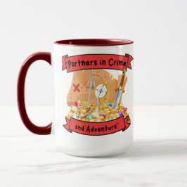 Caneca citação do mapa pirata