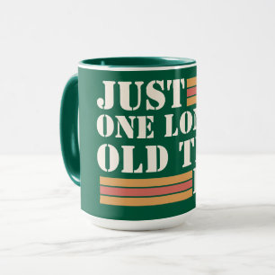 Caneca Citação emocional moderna   Linha amarela laranja