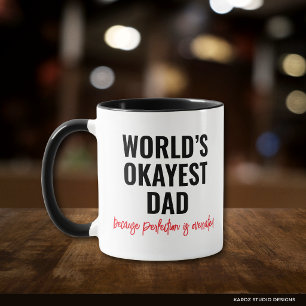 Caneca Citação engraçada do papai mais ou menos do mundo