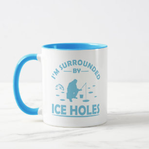 Caneca Citação engraçada sobre pesca no gelo