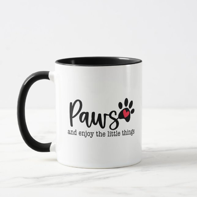 Caneca Citação Inspiradora de Amor Canino (Esquerda)