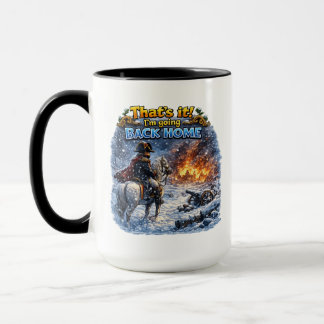 Caneca Citação Questionável da Campanha Russa de Napoleão