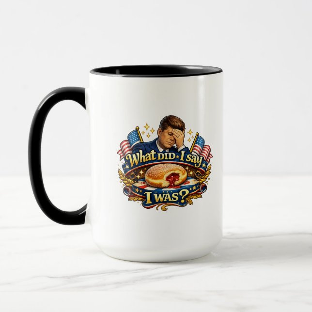 Caneca Citação Questionável Faux Paux da Alemanha de Kenn (Esquerda)