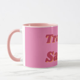 Caneca Citação Rosa Engraçada e Sapatão