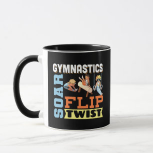 Caneca Citações da ginástica dos rapazes - Torção do Sacu