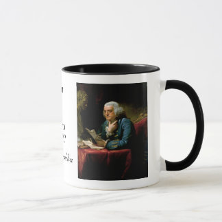 Caneca Citações de Ben Franklin "a constituição dos E.U.…