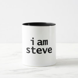 Caneca Citações de Filmes Eu sou Steve 