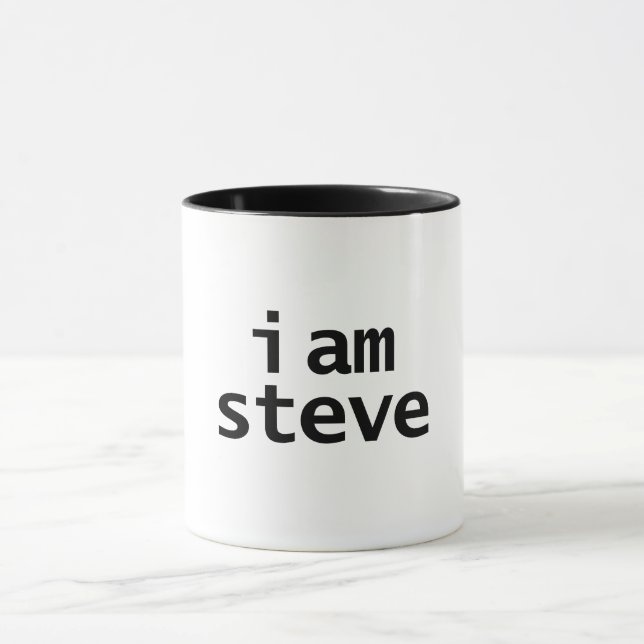 Caneca Citações de Filmes Eu sou Steve  (Centro)