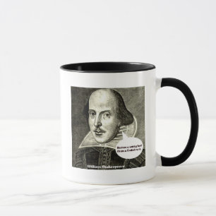 Caneca Citações de Shakespeare; Melhore um tolo