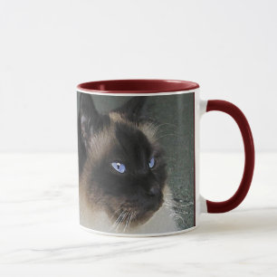 Caneca Citações do gato e do gatinho de Birman Ragdoll