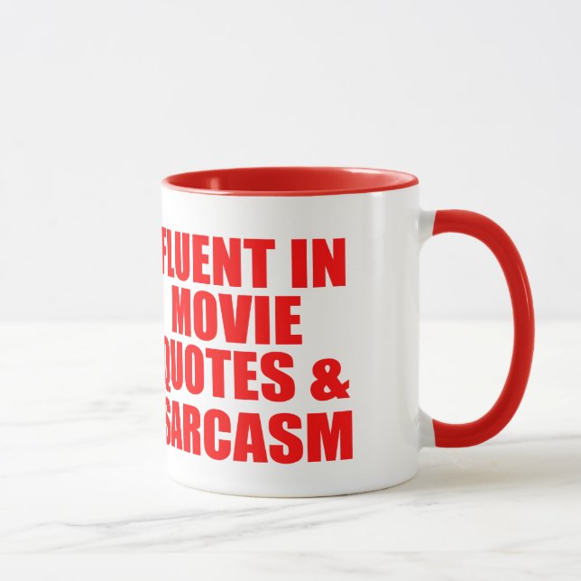 Caneca Citações e sarcasmo do filme (Direita)