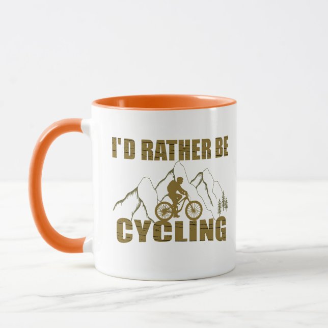 Caneca Citações engraçadas de ciclismo (Esquerda)