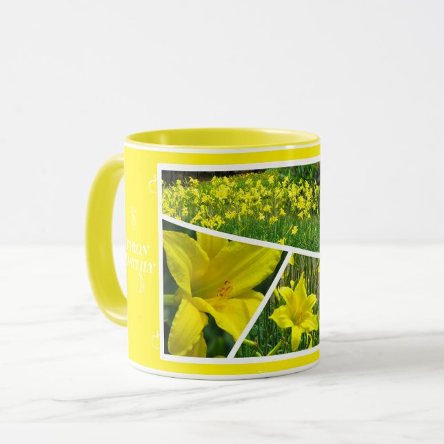 Caneca Citron Daylily [Combo Mug] (Frente Esquerda)