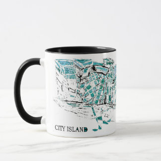 Caneca CITY ISLAND grafite