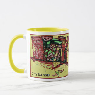 Caneca CITY ISLAND red