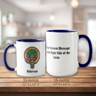 Caneca Clan Anderson Crest Mug