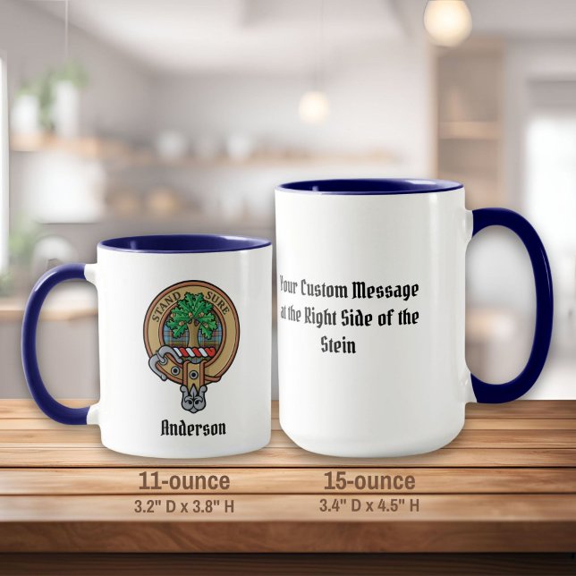 Caneca Clan Anderson Crest Mug (Criador carregado)