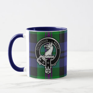 Caneca Clan Baird Crest e Tartan Mug