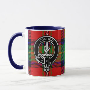 Caneca Clan Boyd Crest e Tartan Mug
