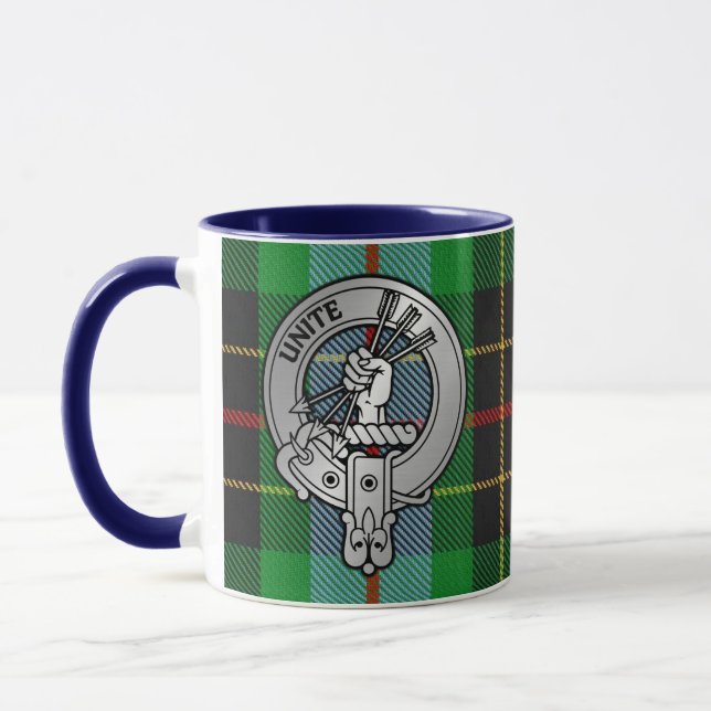 Caneca Clan Brodie Crest & Hunting Tartan Mug (Esquerda)