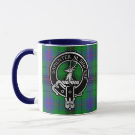 Caneca Clan Davidson Crest e Tartan Mug
