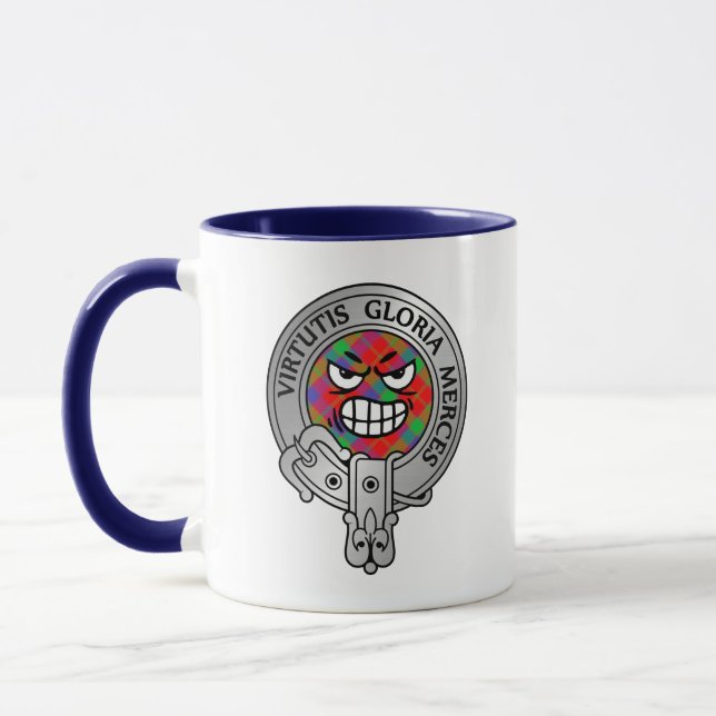 Caneca Clan Donnachaidh | Robertson Crest e Tartan Mug (Esquerda)