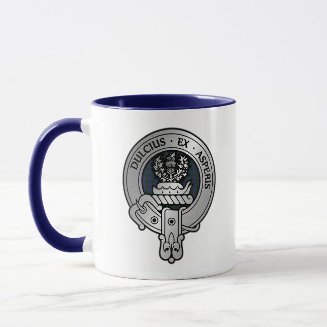 Caneca Clan Ferguson Crest & Tartan (Esquerda)