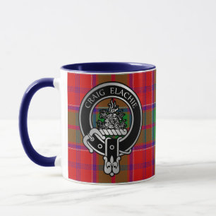 Caneca Clan Grant Crest e Tartan Mug