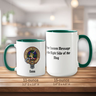 Caneca Clan Gunn Crest Mug