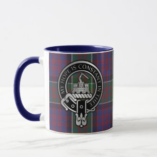 Caneca Clan MacDonald do Clanranald Crest & Tartan Mug