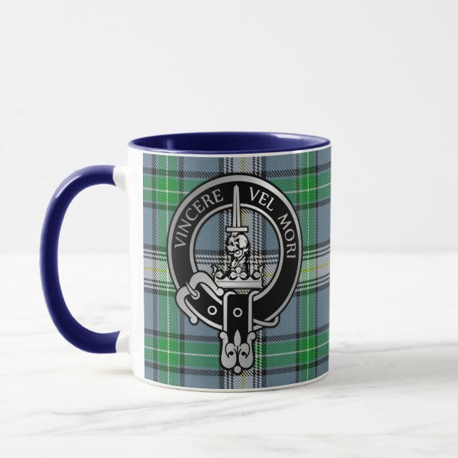 Caneca Clan MacDowall Crest e Tartan Mug (Esquerda)