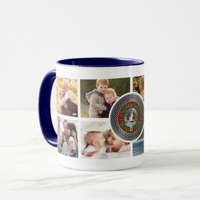Caneca Clan MacGregor Personalizado Família Mug (Frente Esquerda)