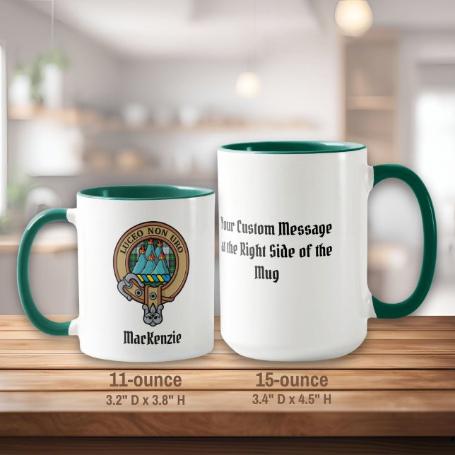 Caneca Clan MacKenzie Crest Mug (Criador carregado)