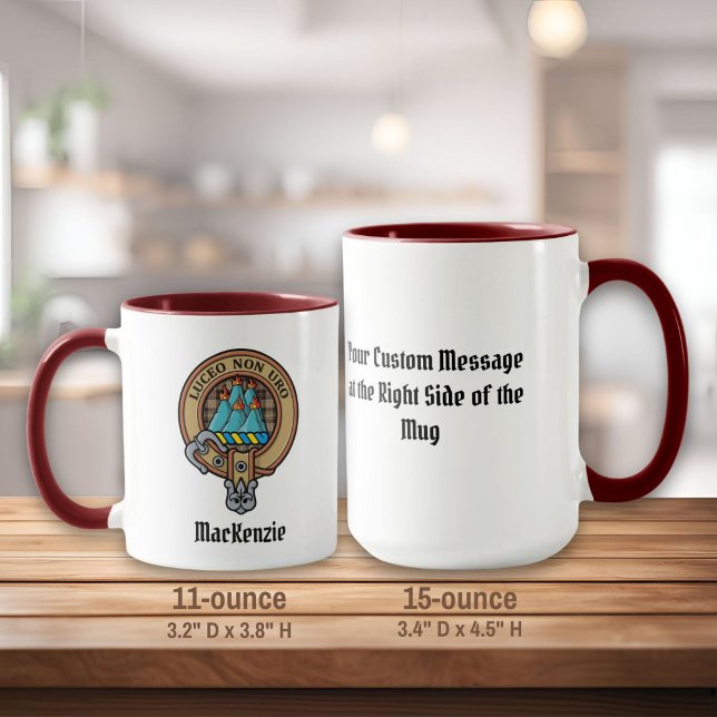 Caneca Clan MacKenzie Crest Mug (Criador carregado)