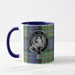 Caneca Clan MacLaren Crest e Tartan Mug