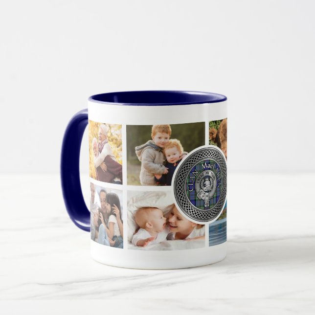 Caneca Clan MacLaren Família Personalizada Mug (Frente Esquerda)